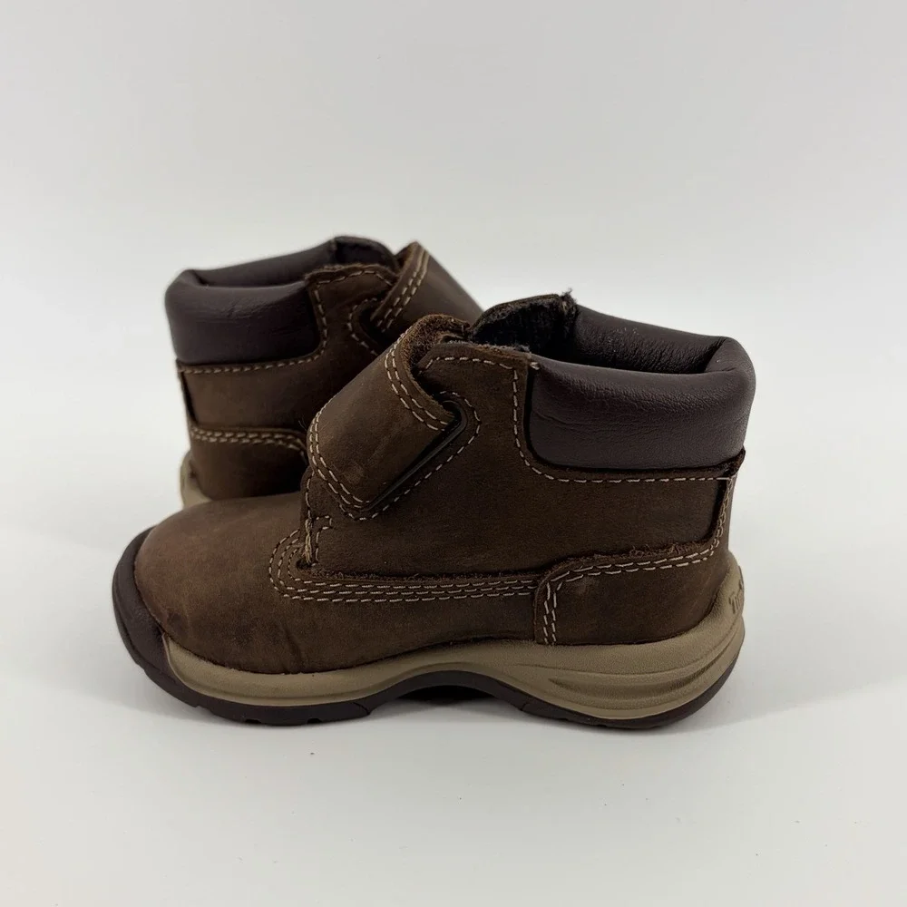 TIMBERLAND EARTHKEEPERS BOOTS HOOK‎ AND LOOP TODDLER Size 4 SHOES 2588R